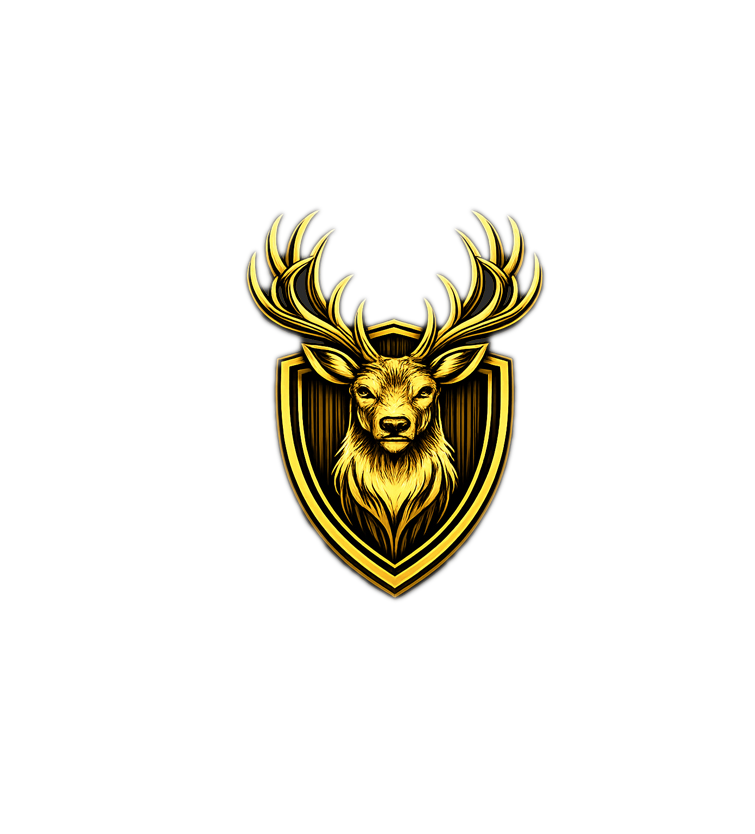 Jagdschule Piktogramm Hirsch